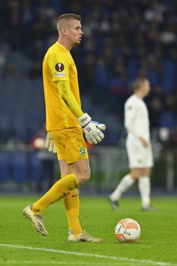 PFC Ludogorets takımından Sergio Padt, A.S. Roma ve PFC Ludogorets 1945 arasındaki UEFA Avrupa Ligi C Grubunun altıncı gününde 3 Kasım 2022 tarihinde İtalya 'nın Roma kentinde Olimpico Stadyumu' nda oynanan karşılaşmada görülüyor. - Fotoğraf: Domenico Cippitelli / LiveMedi