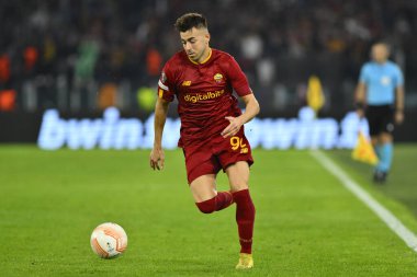 A.S. Roma 'dan Stephan El Shaarawy, UEFA Avrupa Ligi C Grubu' nun 1945 A.S. Roma ve PFC Ludogorets arasındaki altıncı gününde 3 Kasım 2022 'de İtalya' nın Roma kentinde Olimpico Stadyumu 'nda oynanacak. - Fotoğraf: Domenico Cippitelli / LiveMedi