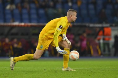 PFC Ludogorets takımından Sergio Padt, A.S. Roma ve PFC Ludogorets 1945 arasındaki UEFA Avrupa Ligi C Grubunun altıncı gününde 3 Kasım 2022 tarihinde İtalya 'nın Roma kentinde Olimpico Stadyumu' nda oynanan karşılaşmada görülüyor. - Fotoğraf: Domenico Cippitelli / LiveMedi