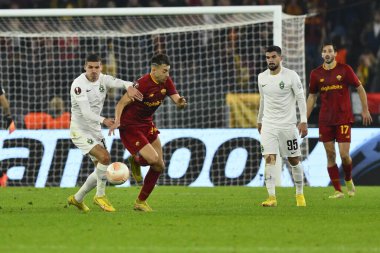 A.S. Roma 'dan Stephan El Shaarawy, UEFA Avrupa Ligi C Grubu' nun 1945 A.S. Roma ve PFC Ludogorets arasındaki altıncı gününde 3 Kasım 2022 'de İtalya' nın Roma kentinde Olimpico Stadyumu 'nda oynanacak. - Fotoğraf: Domenico Cippitelli / LiveMedi