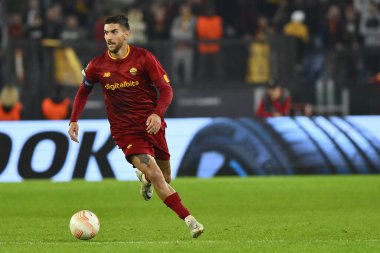 Lorenzo Pellegrini of A.S. Roma during the sixth day of UEFA Europa League Group C match between A.S. Roma and PFC Ludogorets 1945 at Olimpico Stadium on November 3, 2022 in Rome, Italy. - Credit: Domenico Cippitelli/LiveMedi clipart