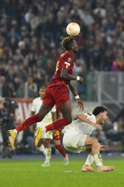 3 Kasım 2022 'de İtalya' nın Roma kentinde Olimpico Stadyumu 'nda oynanan A.S. Roma ve PFC Ludogorets arasındaki UEFA Avrupa Ligi C Grubu karşılaşmasının altıncı gününde A.S. Roma' dan Tammy Abraham. - Fotoğraf: Domenico Cippitelli / LiveMedi