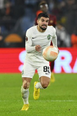 PFC Ludogorets 'in Cauly of PFC Ludogorets' i, 3 Kasım 2022 'de İtalya' nın başkenti Roma 'da oynanan A.S. Roma ve PFC Ludogorets 1945 Avrupa Ligi C Grubu karşılaşmasının altıncı gününde izledi. - Fotoğraf: Domenico Cippitelli / LiveMedi