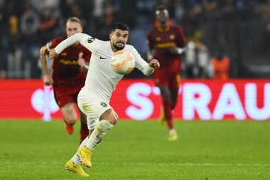 PFC Ludogorets 'in Cauly of PFC Ludogorets' i, 3 Kasım 2022 'de İtalya' nın başkenti Roma 'da oynanan A.S. Roma ve PFC Ludogorets 1945 Avrupa Ligi C Grubu karşılaşmasının altıncı gününde izledi. - Fotoğraf: Domenico Cippitelli / LiveMedi