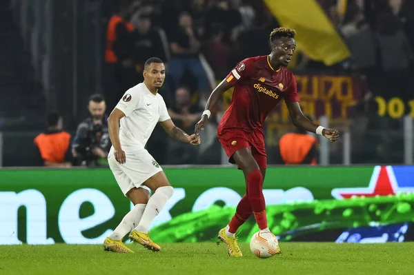 3 Kasım 2022 'de İtalya' nın Roma kentinde Olimpico Stadyumu 'nda oynanan A.S. Roma ve PFC Ludogorets arasındaki UEFA Avrupa Ligi C Grubu karşılaşmasının altıncı gününde A.S. Roma' dan Tammy Abraham. - Fotoğraf: Domenico Cippitelli / LiveMedi