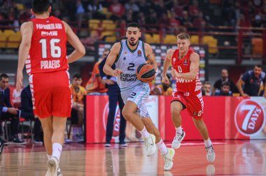 #2 JOSEP PUERTO  of Valencia Basket during the Euroleague, Round 6 match between Olympiacos Piraeus vs Valencia Basket at Peace And Friendship Stadium on November 4, 2022 in Athens, Greece - Credit: Stefanos Kyriazis/LiveMedi