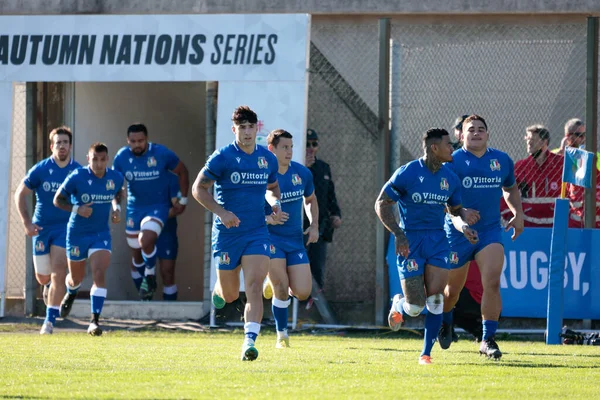 İtalya, Sonbahar Uluslar Serisi ragbi maçı sırasında 2022 Test Maçı - İtalya, Padua, İtalya 'daki Plebiscito stadyumunda Samoa' ya karşı, Kasım 05, 2022 - Fotoğraf: Mattia Radon