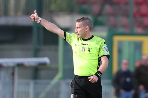 Arbitro Serra Marco Durante Partita Calcio Della Serie Ternana Calcio — Foto Stock