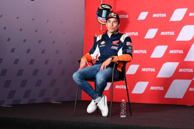 Marc Marquez Takımı Repsol Honda Yarış Motogp basın toplantısı MotoGP Dünya Şampiyonası 2022 MotoGP İspanya Grand Prix - Gran Premio Motul de la Comunitat Valenciana - Valenciana Circuit Ricardo Tormo 'da Yarış Basın Konferansı