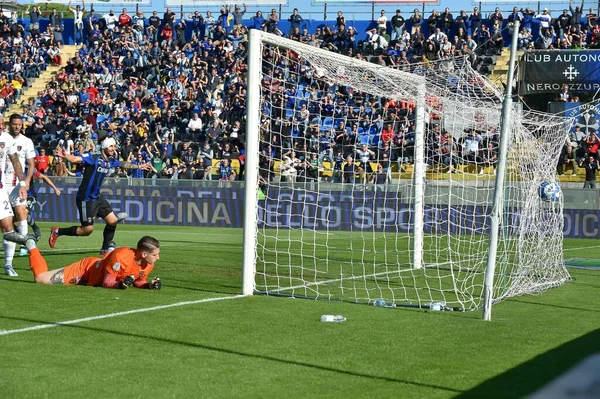 Olimpiu Morutan Pisa Marca Gol Durante Jogo Série Futebol Italiano — Fotografia de Stock