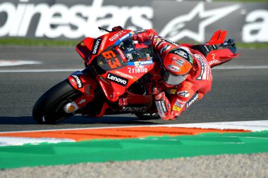 Bagnaia Francesco Ita Ducati Takım Ducati MotoGP Dünya Şampiyonası 2022 MotoGP İspanya Grand Prix - Gran Premio Motul de la Comunitat Valenciana - Valencia, İspanya 'daki Circuit Ricardo Tormo' da eleme maçı, 5 Kasım 2022