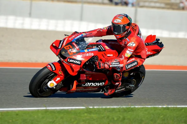 Bagnaia Francesco Ita Ducati Lenovo Team Ducati Durante Campeonato Mundial — Foto de Stock