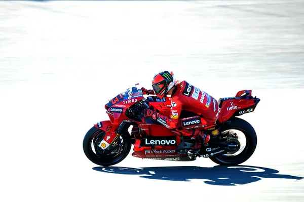 Bagnaia Francesco Ita Ducati Lenovo Team Ducati Durante Campeonato Mundial — Fotografia de Stock
