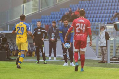 Frosinone Calcio 'nun Frosinone antrenörü Frosinone Calcio, İtalya' nın Frosinone şehrindeki Benito Stirpe Stadyumu 'nda Frosinone Calcio' ya karşı Frosinone Calcio maçı sırasında 5 Kasım 2022 - Fotoğraf: Raffaele Cont