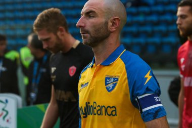 Frosinone Calcio takımından Fabio Lucioni İtalya 'nın Frosinone şehrindeki Benito Stirpe Stadyumu' nda Frosinone Calcio ile oynadığı Frosinone Calcio maçında, 5 Kasım 2022 - Fotoğraf: Raffaele Cont
