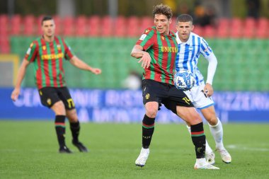 Di tacchio (ternana) İtalyan futbol takımı Serie B maçında Ternana Calcio ile SPAL Terni, İtalya 'daki Libero Liberati Stadyumu' nda karşı karşıya geldi.