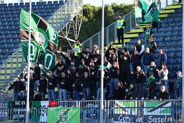 Tifosi Sassuolo Durante Partita Calcio Empoli Sassuolo Allo Stadio Carlo — Foto Stock