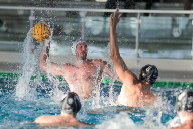 Cristiano Mirarchi (Distretti Ecologici Nuoto Roma) İtalyan Serisi A maçında Distretti Ecologici Nuoto Roma, Pallanuoto Trieste 'ye karşı Roma, İtalya' daki Polo Acquatico Frecciarossa 'da, 5 Kasım 2022 - Fotoğraf: Luigi Marian