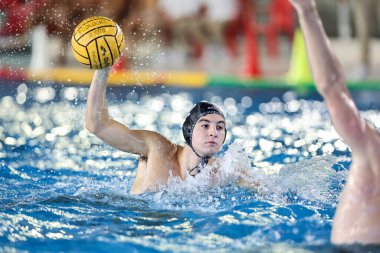 Andrea Mladossich (Pallanuoto Trieste) Waterpolo İtalyan Serisi A maçında Distretti Ecologici Nuoto Roma, Pallanuoto Trieste 'ye karşı Polo Acquatico Frecciarossa, İtalya, 05 Kasım 2022 - Fotoğraf: Luigi Marian