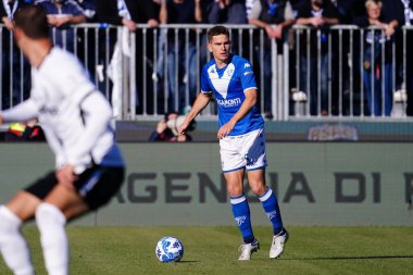 İtalya futbol takımı Serie B maçında Tom van de Looi (Brescia FC) Brescia Calcio 'ya karşı Ascoli Calcio maçında, İtalya' nın Brescia kentindeki Mario Rigamonti stadyumunda, 5 Kasım 2022 - Fotoğraf: Luca Rossin