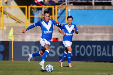 İtalya futbol takımı Serie B maçında Tom van de Looi (Brescia FC) Brescia Calcio 'ya karşı Ascoli Calcio maçında, İtalya' nın Brescia kentindeki Mario Rigamonti stadyumunda, 5 Kasım 2022 - Fotoğraf: Luca Rossin