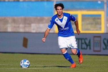 Andrea Cistana (Brescia FC) İtalyan futbol takımı Serie B maçında Brescia Calcio, Ascoli Calcio 'ya karşı, İtalya' nın Brescia kentindeki Mario Rigamonti stadyumunda, 5 Kasım 2022 - Fotoğraf: Luca Rossin