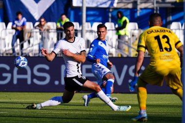 İtalya futbol takımı Serie B maçında Tom van de Looi (Brescia FC) Brescia Calcio 'ya karşı Ascoli Calcio maçında, İtalya' nın Brescia kentindeki Mario Rigamonti stadyumunda, 5 Kasım 2022 - Fotoğraf: Luca Rossin
