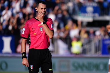 İtalya futbol takımı Serie B maçında Matteo Gariglio (hakem) Brescia Calcio 'ya karşı Ascoli Calcio maçında, İtalya' nın Brescia kentindeki Mario Rigamonti stadyumunda, 5 Kasım 2022 - Fotoğraf: Luca Rossin