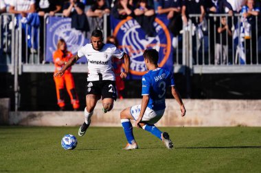 Marcello Falzerano (Ascoli Calcio FC) İtalya 'nın Brescia Calcio-Ascoli Calcio maçında, İtalya' nın Brescia kentindeki Mario Rigamonti stadyumunda, 5 Kasım 2022 - Fotoğraf: Luca Rossin