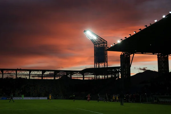 Frosinone Calcio Stadion Tijdens Italiaanse Voetbalwedstrijd Serie Frosinone Calcio Perugia — Stockfoto