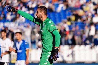 Luca Lezzerini (Brescia FC) İtalyan futbol takımı Serie B maçında Brescia Calcio, Ascoli Calcio 'ya karşı, İtalya' nın Brescia kentindeki Mario Rigamonti stadyumunda, 5 Kasım 2022 - Fotoğraf: Luca Rossin