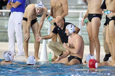 Mola Distretti Ecologici Nuoto Roma Waterpolo İtalyan Serisi A maçı Distretti Ekoloji Nuoto Roma 'ya karşı Pallanuoto Trieste Roma' daki Polo Acquatico Frecciarossa 'da, İtalya, 05 Kasım 2022 - Fotoğraf: Luigi Marian