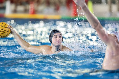 Andrea Mladossich (Pallanuoto Trieste) Waterpolo İtalyan Serisi A maçında Distretti Ecologici Nuoto Roma, Pallanuoto Trieste 'ye karşı Polo Acquatico Frecciarossa, İtalya, 05 Kasım 2022 - Fotoğraf: Luigi Marian