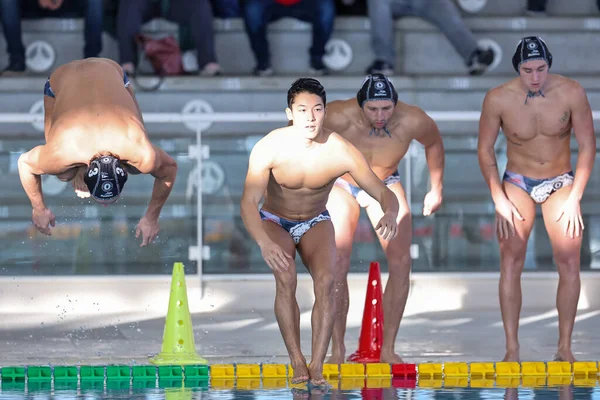 Yusuke Inaba (Pallanuoto Trieste) Waterpolo İtalyan Serisi A maçında Distretti Ecologici Nuoto Roma - Pallanuoto Trieste, Roma 'daki Polo Acquatico Frecciarossa maçında, 5 Kasım 2022 - Fotoğraf: Luigi Marian