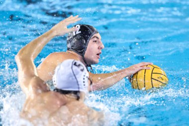 Andrea Mladossich (Pallanuoto Trieste) Waterpolo İtalyan Serisi A maçında Distretti Ecologici Nuoto Roma, Pallanuoto Trieste 'ye karşı Polo Acquatico Frecciarossa, İtalya, 05 Kasım 2022 - Fotoğraf: Luigi Marian