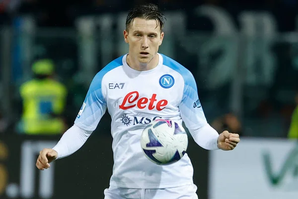 Piotr Zielinski Von Napoli Während Des Italienischen Serie Spiels Atalanta — Stockfoto