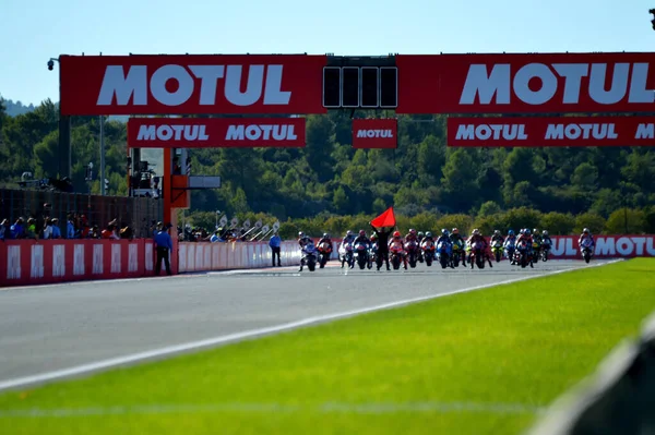 Francesco Bagnaia Team Ducati 2022 Motogp World Start Race Motogp — Fotografia de Stock