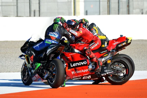 Zespół Francesco Bagnaia Ducati Jest Mistrzem Świata Motogp 2022 Podczas — Zdjęcie stockowe