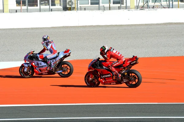 프란체스코 Francesco Bagnaia Team Ducati 2022 챔피언 Motogp World Championship — 스톡 사진