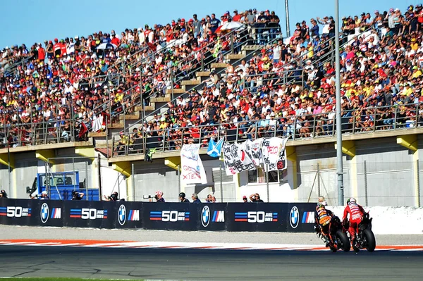 Francesco Bagnaia Team Ducati 2022 Motogp World Champion Tijdens Motogp — Stockfoto