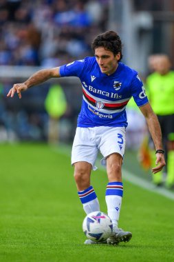 İtalya futbol takımı Serie A maçında Tommaso Augello (Sampdoria) UC Sampdoria ile ACF Fiorentina maçı sırasında İtalya 'nın Cenova kentinde bulunan Luigi Ferraris Stadyumu' nda oynanmıştır.