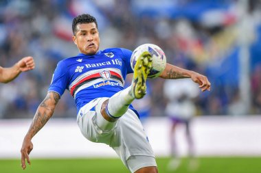 Jeison Fabian Murillo (Sampdoria) İtalyan futbol takımı Serie A maçında UC Sampdoria, ACF Fiorentina 'ya karşı Cenova, İtalya' daki Luigi Ferraris Stadyumu 'nda, Kasım 06, 2022 - Fotoğraf: Danilo Vig