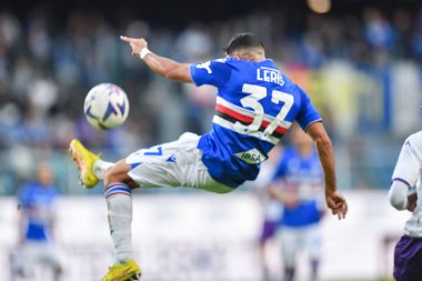 Mehdi Pascal Marcel Leris (Sampdoria) İtalyan futbol takımı Serie A maçında UC Sampdoria, ACF Fiorentina 'ya karşı Cenova, İtalya' daki Luigi Ferraris Stadyumu 'nda, Kasım 06, 2022 - Fotoğraf: Danilo Vig
