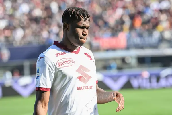 Stephano Singo (Torino FC) İtalya futbolu sırasındaki portresi A karşılaşması Bologna FC - Torino FC maçı Bologna, İtalya 'da Renato Dall' Ara stadyumunda, Kasım 06, 2022 - Fotoğraf: Gianluca Ricc