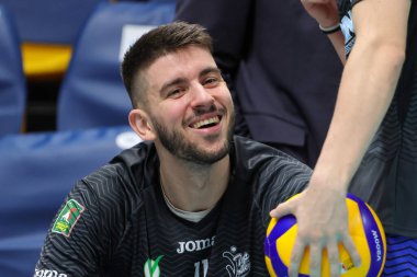 Voleybol İtalya Serie A Erkekler Süper Ligi Şampiyonası sırasında Petar Dirliç (Top Volley Cisterna) Modena, İtalya 'daki PalaPanini' de Leo Shoes Modena 'ya karşı Top Volley Cisterna maçı sırasında, Kasım 06, 2022 - Fotoğraf: Fabio Patami