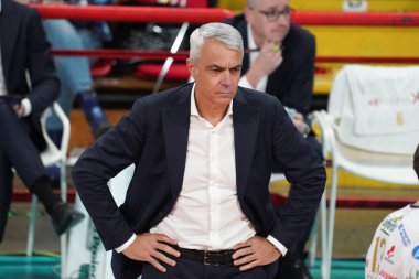 Anastasi andrea (koç bey güvenlik susa perugia) İtalyan Serie A Men Süper Lig Şampiyonası sırasında Sir Safety Susa Perugia ile Allianz Milano arasında Perugia, İtalya 'da Pala Barton' da, Kasım 06, 2022 - Fotoğraf: Loris Cerquiglin