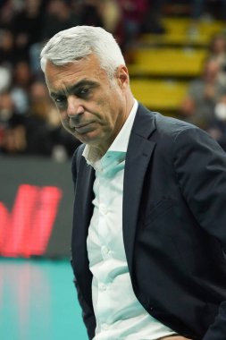 Anastasi andrea (koç bey güvenlik susa perugia) İtalyan Serie A Men Süper Lig Şampiyonası sırasında Sir Safety Susa Perugia ile Allianz Milano arasında Perugia, İtalya 'da Pala Barton' da, Kasım 06, 2022 - Fotoğraf: Loris Cerquiglin