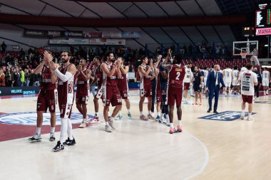 İtalya Basketbol Şampiyonası sırasında İtalya 'da Umana Reyer Venezia, İtalya' nın Venedik kentinde bulunan Taliercio 'da GeVi Napoli Basket' e karşı Umana Reyer Venezia - Fotoğraf: Mattia Radon