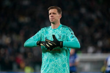 İtalyan Serie A sırasında Juventus Fc takımından Wojciech Szczesny, Juventus Fc ve Inter Fc arasında oynanan futbol maçı, 06 Kasım 2022 tarihinde Torino, İtalya 'daki Allianz Stadyumu' nda çekildi.