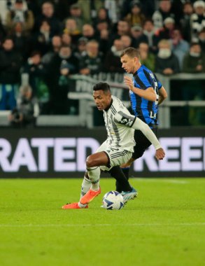 Juventus Fc takımından Alex Sandro, İtalya Serie A, Juventus Fc ve Inter Fc arasında 06 Kasım 2022 tarihinde, Torino, İtalya Fotoğraf: Nderim Kaceli - Fotoğraf: Nderim Kaceli / LiveMedi